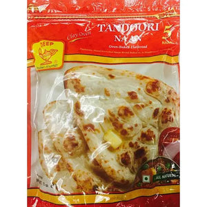 Deep Frozen Tandoori Plain Naan Bread 5pcs pack of 5 per order – Soft & Authentic Simple Naan