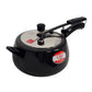 CBS Hard Anodized Black Pressure Cooker 5L– Inner Lid Handi | Induction Compatible & Durable