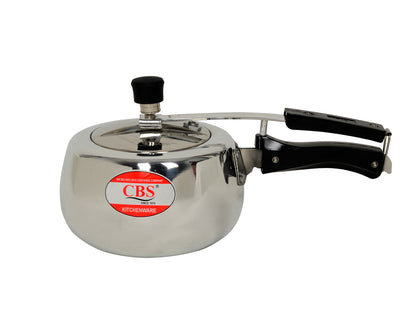CBS Kitchenware Rutba Contura Triply Pressure Cooker 5L| Stainless Steel Inner Lid