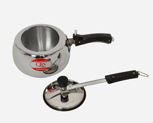 CBS Kitchenware Rutba Contura Triply Pressure Cooker 5L| Stainless Steel Inner Lid