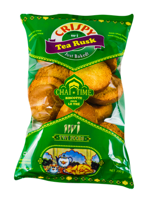 Crunchy Round Tea Rusks – Golden Baked Tea Time Snack Pack of 3