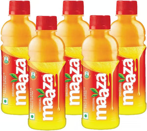 Maaza Mango Juice Drink | Iconic Tropical Indulgence - Plastic Bottle,5 PER  ORDER