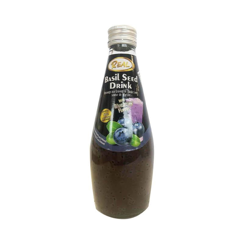 Blueberry Basil Seed Drink pack of 5– Refreshing Natural Fruit Juice Beverage