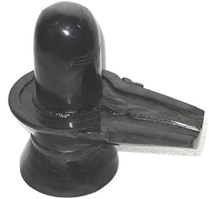 Traditional Black Marble Shivling