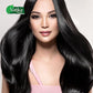 Vatika Naturals Permanent Hair Color pack of 3 – Salon Quality Hair Dye Rich Black for Grey Coverage