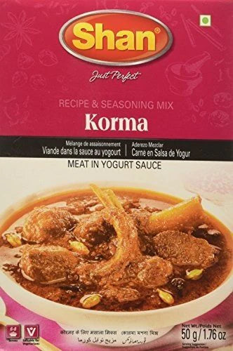 Shan Qorma Masala | Authentic Korma Spice Mix for Chicken and Mutton pack of 5
