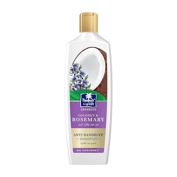 Parachute Advansed Coconut & Rosemary Anti-Dandruff Shampoo Pack of 2