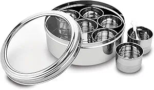 Nature’s Own Stainless Steel Masala Dabba Spice Box