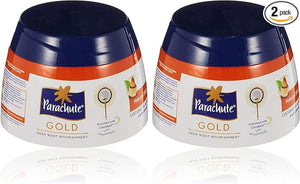 Parachute Gold Hair Cream Pack of 2 – Damaged Hair Repair & Anti-Hair Fall