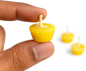 Ghee Diya Wicks 50 pcs Pack of 2 – Cotton Wicks for Diya Lamps, Candles & Diwali Pooja