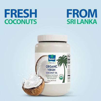 Parachute Naturalz Organic Virgin Coconut Oil  Plastic Bottle