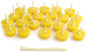 Ghee Diya Wicks 50 pcs Pack of 2 – Cotton Wicks for Diya Lamps, Candles & Diwali Pooja