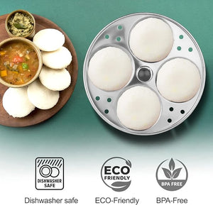 Stainless Steel Idli Stand – High-Quality Multi-Tier Cooker Plate for Soft Idlis