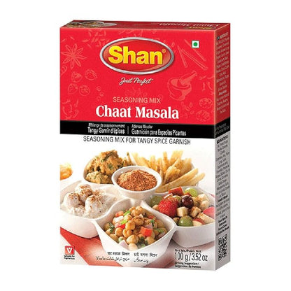 Shan Chaat Masala pack of 5| Tangy & Zesty Spice Mix