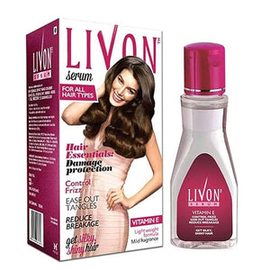 Livon Hair Serum 100ml – Smooth & Shine Serum for Damaged Hair Pack of 2