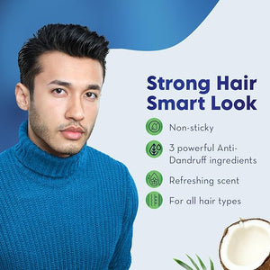 Parachute Advansed Men Hair Cream – Anti-Dandruff Styling Cream Pack of 3