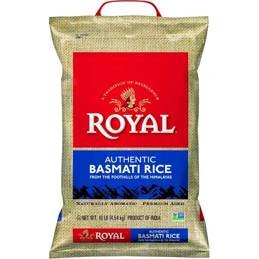 Royal Premium Extra Long Grain Basmati Rice 10 lb – Aromatic Indian Rice