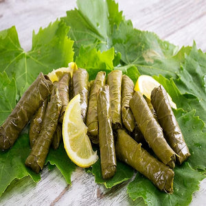 Zergut Stuffed Grape Leaves with Rice – Traditional Dolma in Brine Pack of 4