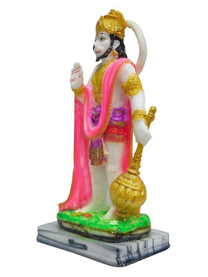 Lord Hanuman Statue for Home Traditional Decorative Hindu Idol for पूजा & Décor
