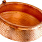 Handcarved Pure Copper Nepali Khadkulo with Traditional Design