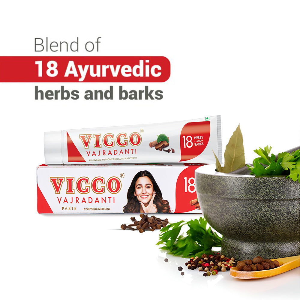 Vicco Vajradanti Sensitive Toothpaste – Natural Protection (3 Pack)