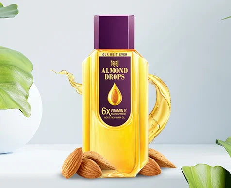 Bajaj Almond Drops Hair Oil 2 Pack