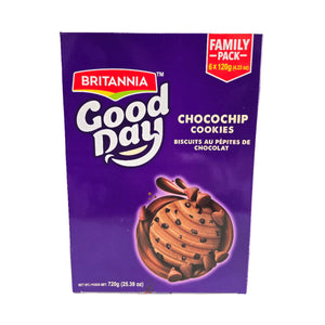Britannia Choc Chip Biscuits – Crunchy Chocolate Chip Value Pack Pack of 3
