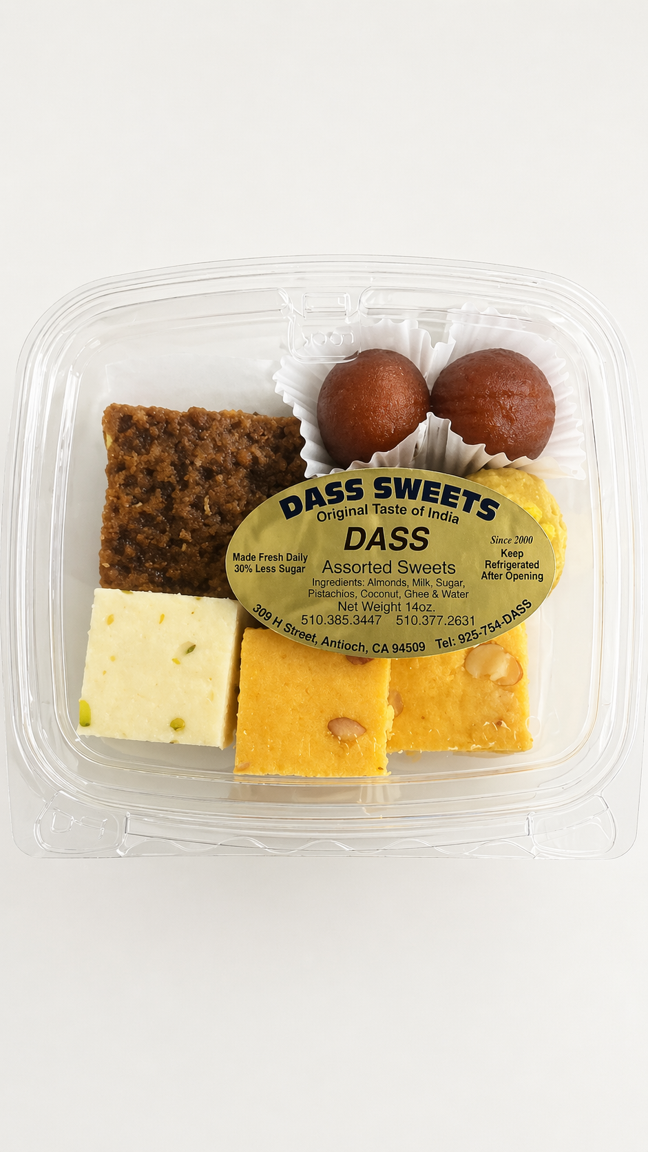 Dass Sweets Assorted Mithai Mix pack of 2 – Premium Indian Sweets Box
