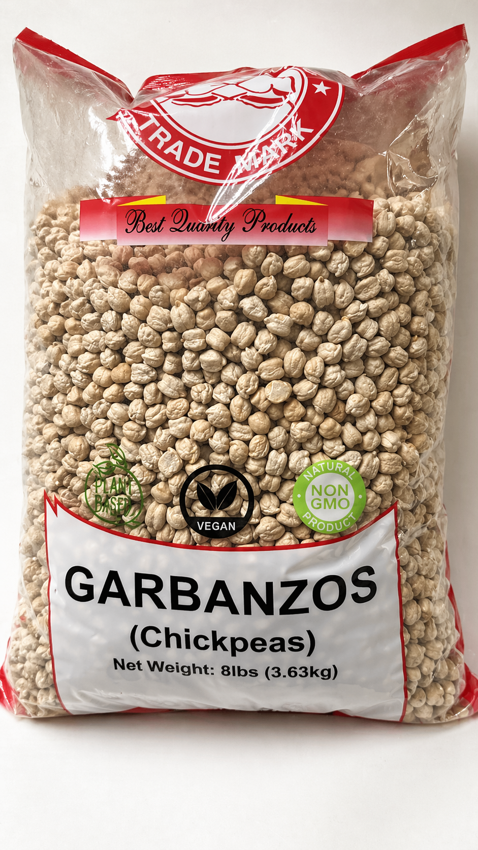 Hathi Brand Garbanzo Beans (Chickpeas/Kabuli Chana) – Premium Quality – Pack of 2