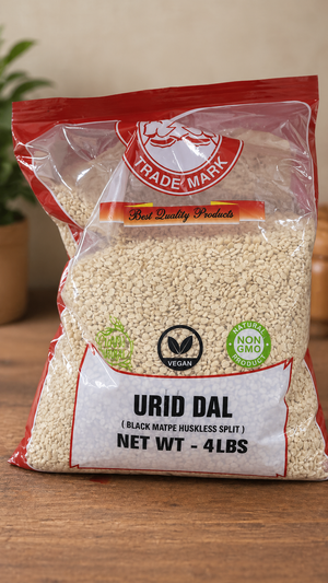 Hathi Urid Dal (Huskless Split White Lentils) – Premium Quality Pack of 3