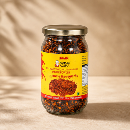 Timur Ko Chop Red Chili & Szechuan Pickle pack of 2 – Spicy Nepali Hot Pepper Pickle