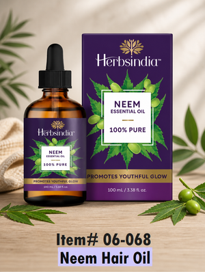 HerbsIndia Neem Essential Hair Oil Pack of 2