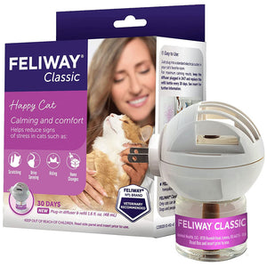 FELIWAY Classic Cat Starter Kit – Calming Diffuser for My Pet, Kitten Care & My Cat Comfort