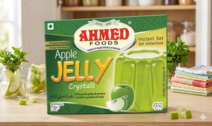 Ahmed Halal Crystal Jelly (Vegetarian) – Fruity Dessert Mix Pack of 5
