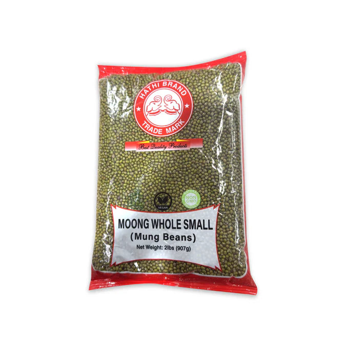 Hathi Moong Whole Small (Mung Beans) – Premium Lentils – Pack of 4