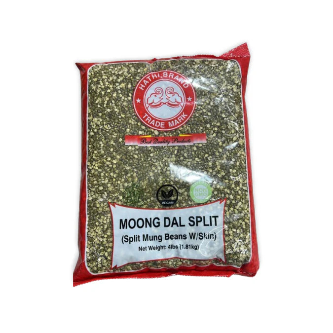 Hathi Split Moong Dal with Skin – Premium Whole Mung Lentils – Pack of 2