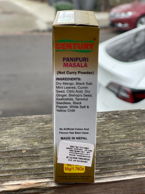 Authentic Century Pani Puri Masala | Ultimate Golgappa Spice Mix pack of 5