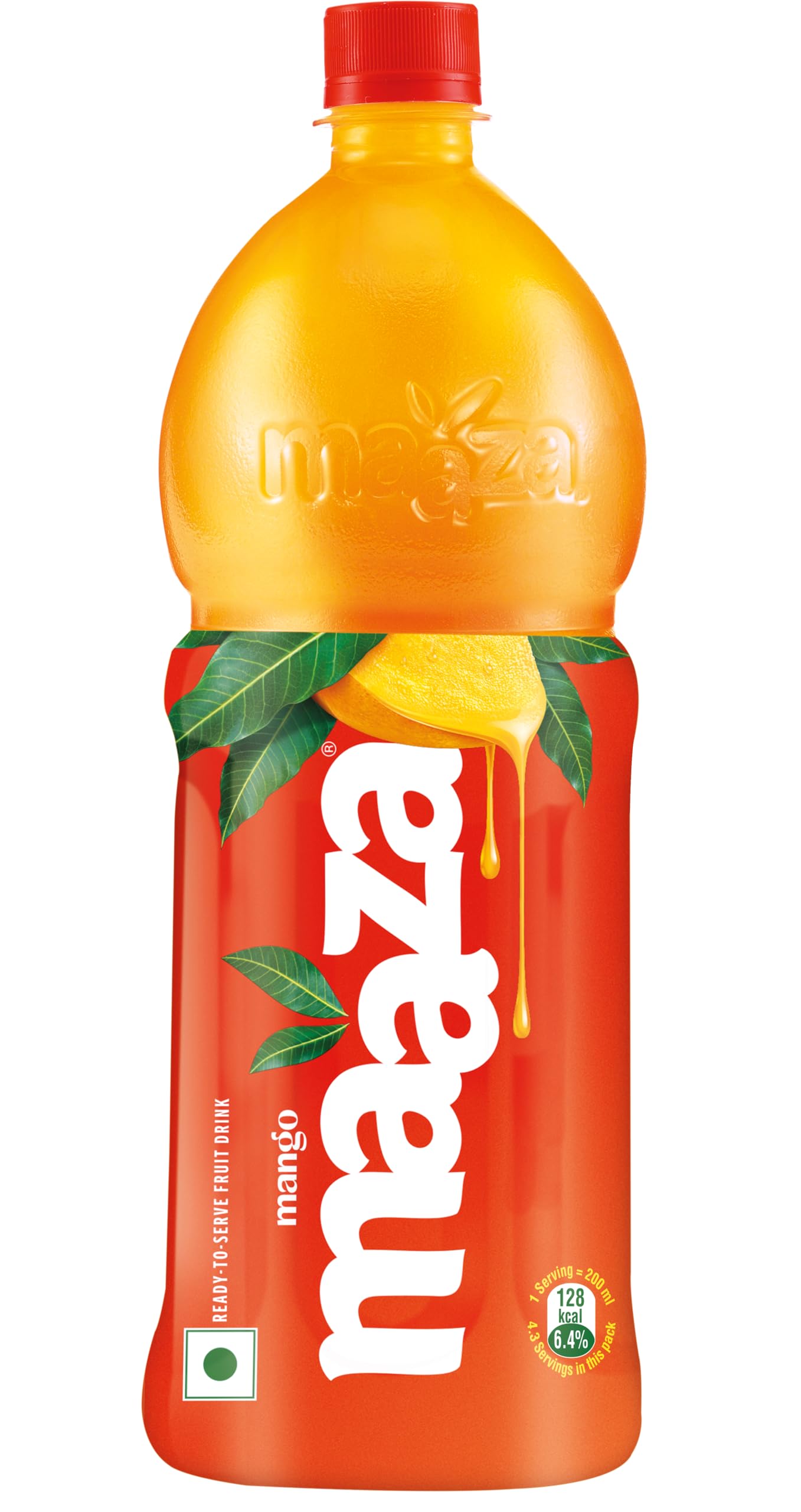 Maaza Mango Juice Drink pack of 4| Iconic Tropical Indulgence - Plastic Bottle, 1.2L