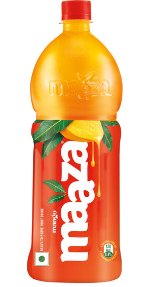 Maaza Mango Juice Drink pack of 4| Iconic Tropical Indulgence - Plastic Bottle, 1.2L