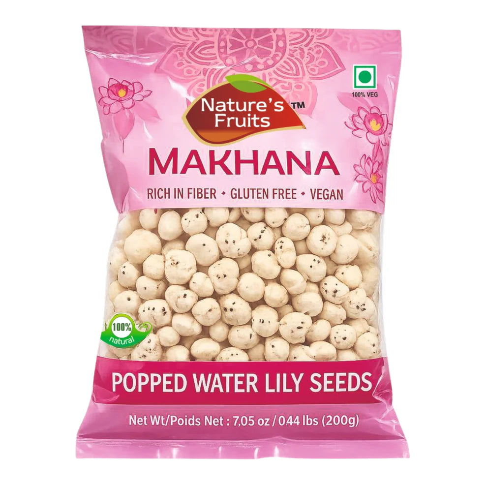 Makhana | Roasted Popped Water Lily Seeds Healthy Snack