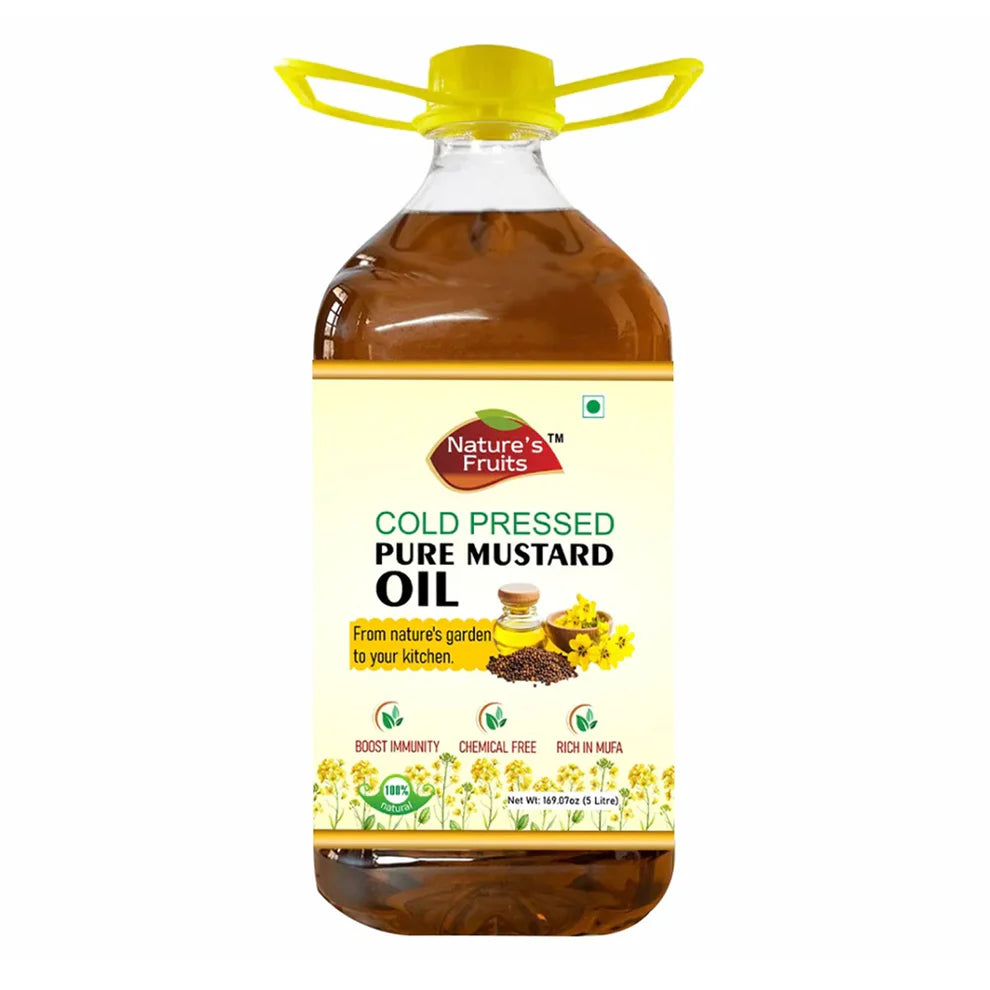 Pure Mustard Oil 5Liter – Best Oil at Cheapest Price, & Best Oil Filter Quality