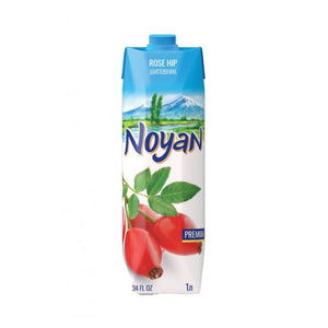 Noyan Rosehip Juice 1000ml  pack of 4– Refreshing Fruit Juice Drink