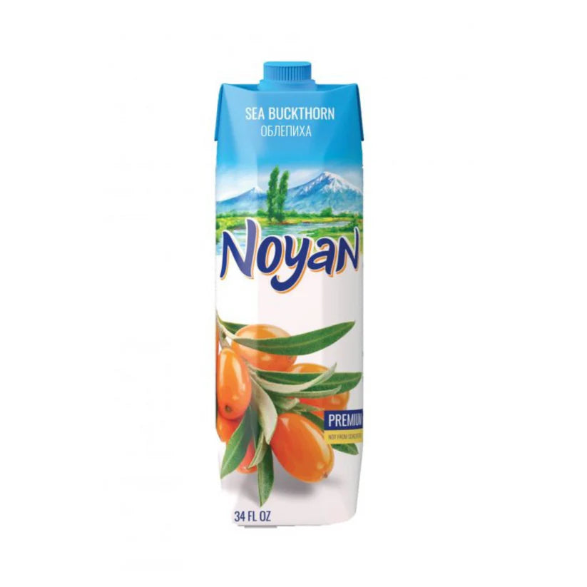 Noyan Sea Buckthorn Juice  pack of 4 ,Refreshing & Nutrient-Rich Fruit Juice
