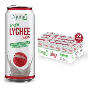 Namai Pure Lychee Juice pack of 3| 100% Natural Fresh Fruit Drink