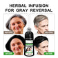 Black Color Shampoo for Gray Hair Coverage – Sulfate Free, Paraben Free, Anti Hair Loss