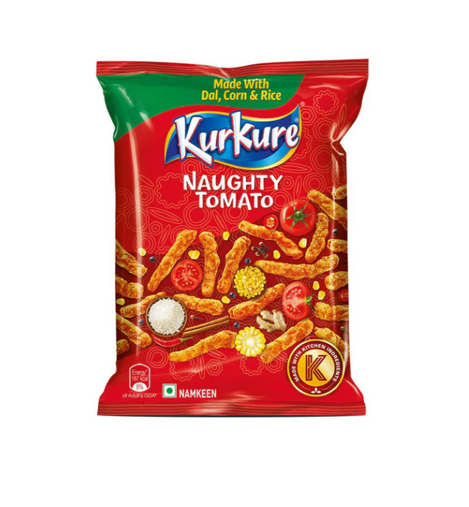 Kurkure Naughty Tomato | Tangy & Sweet Crunchy Corn Snacks,5 PER  ORDER