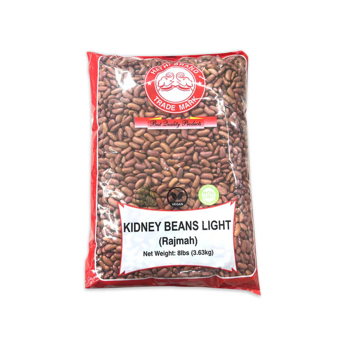 Hathi Brand Light Kidney Beans (Rajmah) – Premium Quality Indian Beans – Pack of 2
