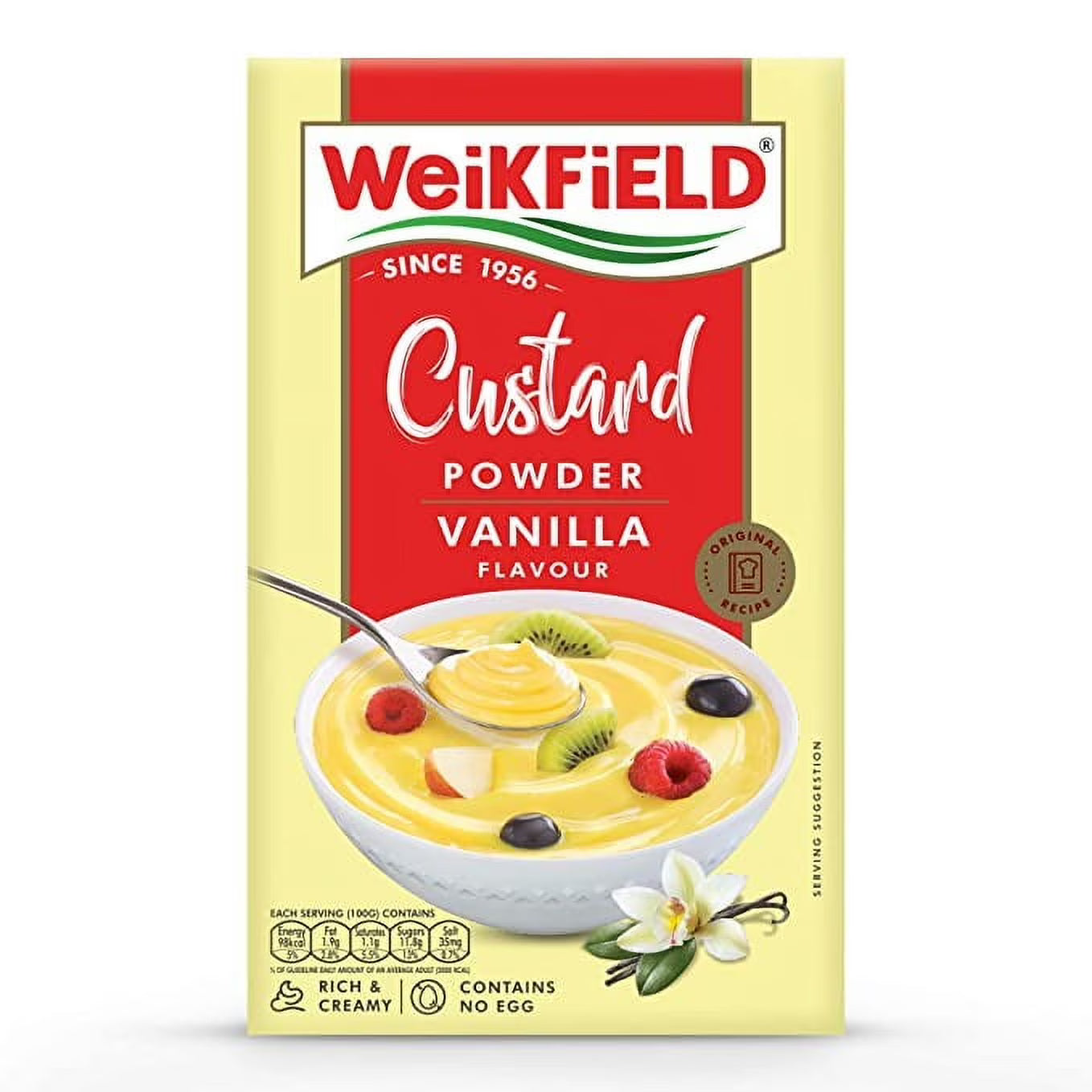 Weikfield Vanilla Custard Powder – Smooth & Creamy Dessert Pack of 3