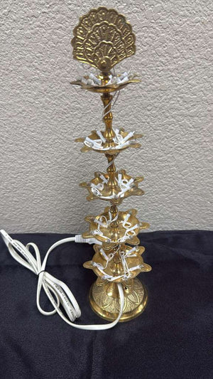 Traditional Electric Diwali Diya Multi-Step Brightness Control