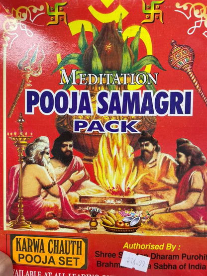 Meditation Pooja Samagri Pack Complete Puja Kit